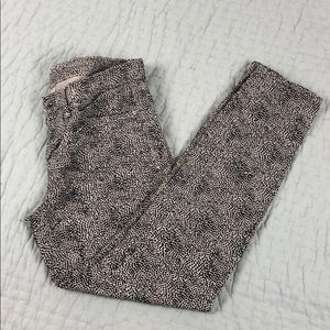 Madewell skinny skinny ankle dotted jeans